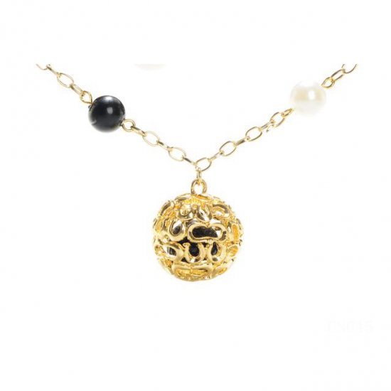 Coach Shine Ball Gold Necklaces CXW