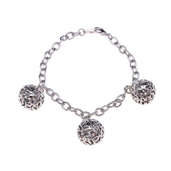 Coach Signature C Disc Silver Bracelets BZP