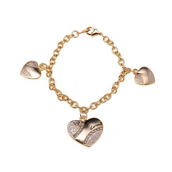 Coach Heart Signature Gold Bracelets ALD