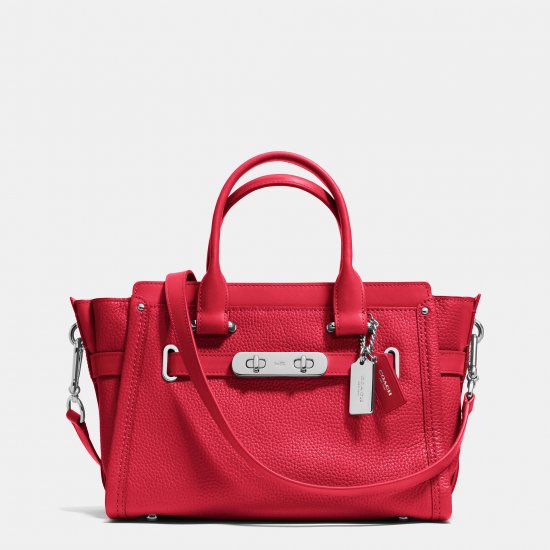 COACH SWAGGER 27 IN PEBBLE LEATHER