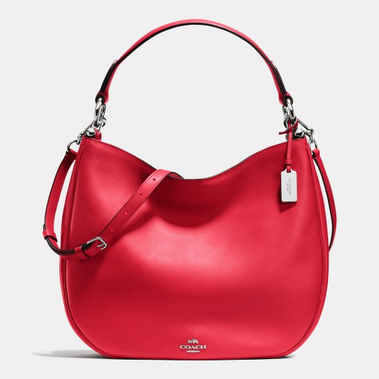 COACH NOMAD HOBO IN GLOVETANNED LEATHER