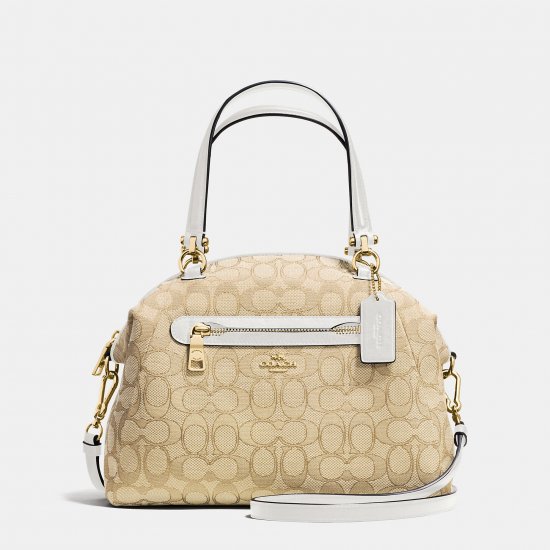 PRAIRIE SATCHEL IN SIGNATURE CANVAS