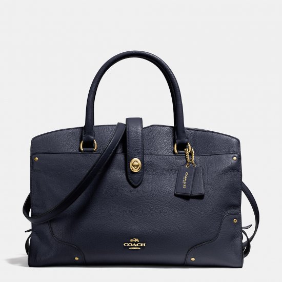 MERCER SATCHEL IN GRAIN LEATHER