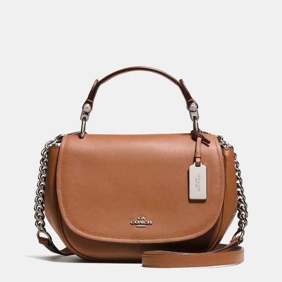 COACH NOMAD TOP HANDLE CROSSBODY IN GLOVETANNED LEATHER