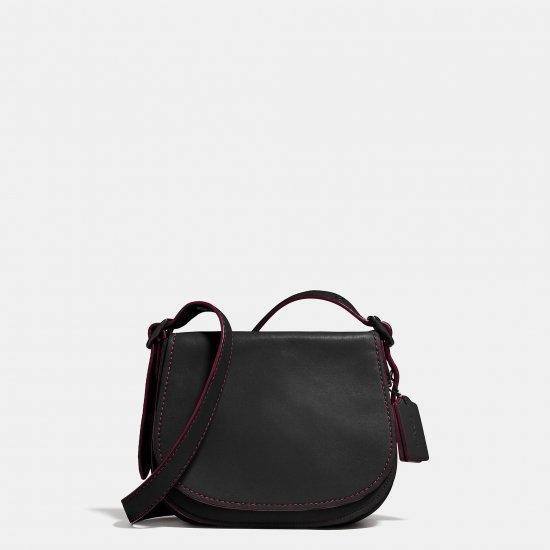 SADDLE BAG 23 IN GLOVETANNED LEATHER