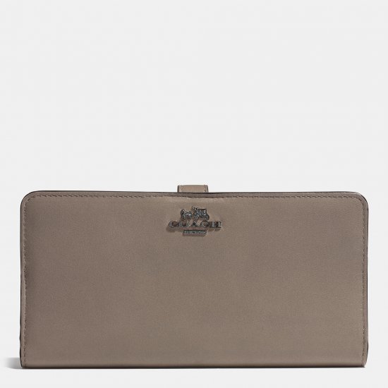 SKINNY WALLET IN LEATHER