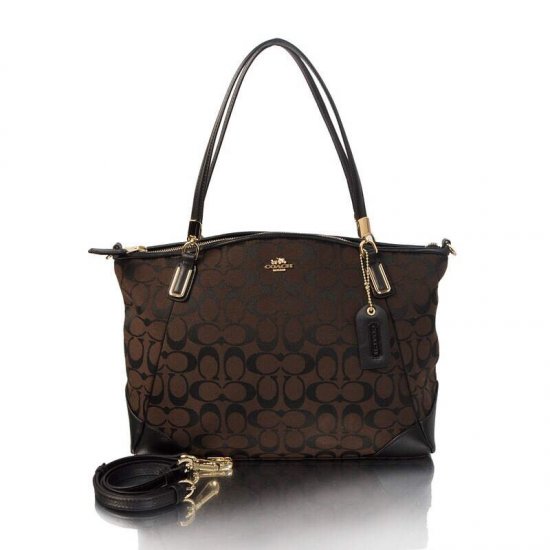 EDIE SHOULDER BAG IN SIGNATURE JACQUARD