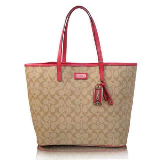 SOPHIA TOTE IN SIGNATURE CANVAS